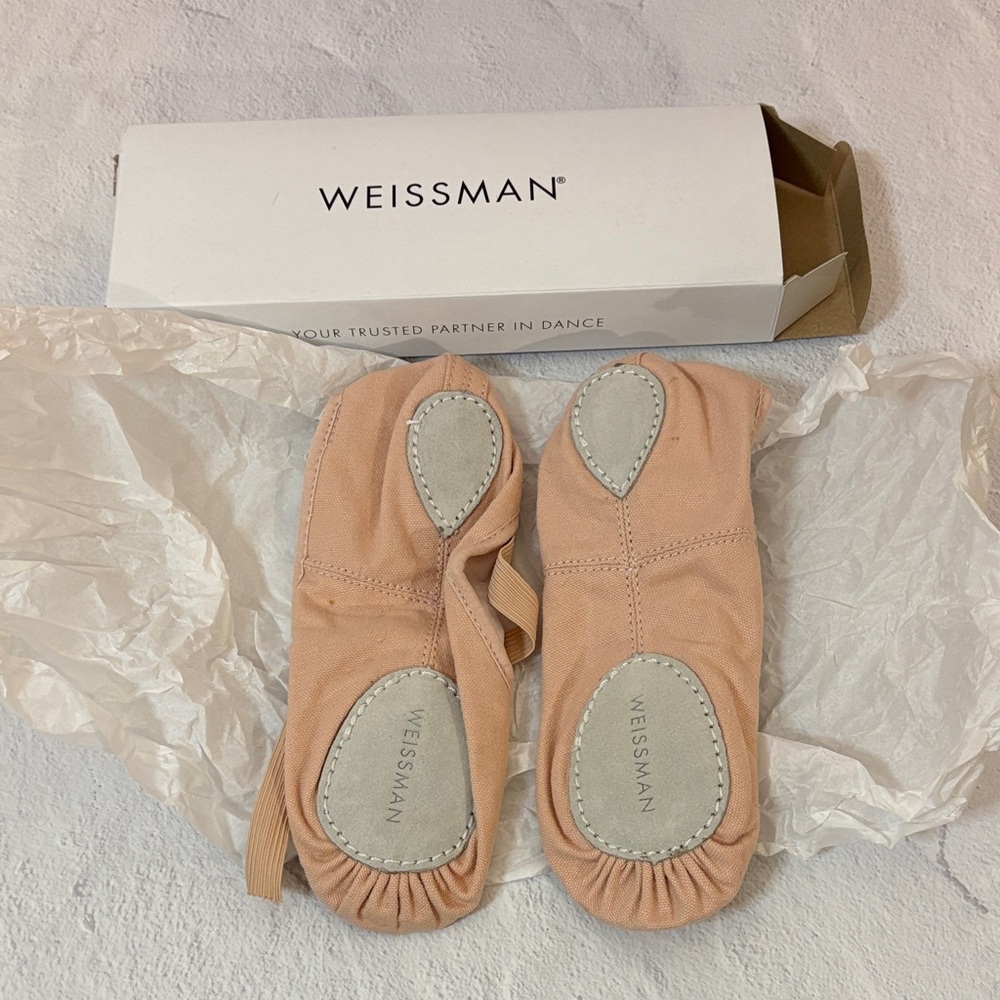 Weissman W200 Canvas Split-Sole Ballet Shoes - NWT | 6AM - Picture 2 of 2